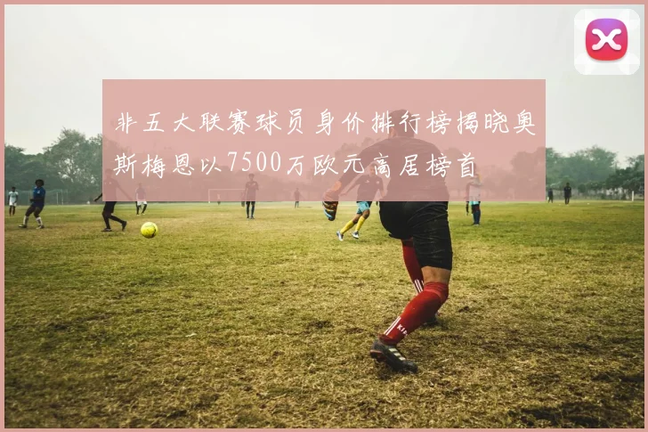 非五大联赛球员身价排行榜揭晓奥斯梅恩以7500万欧元高居榜首