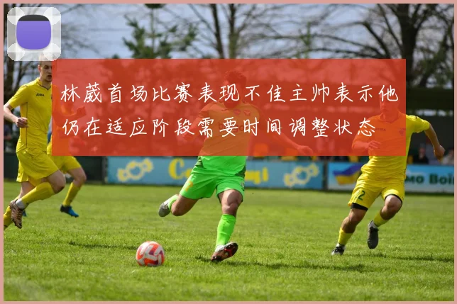 林葳首场比赛表现不佳主帅表示他仍在适应阶段需要时间调整状态